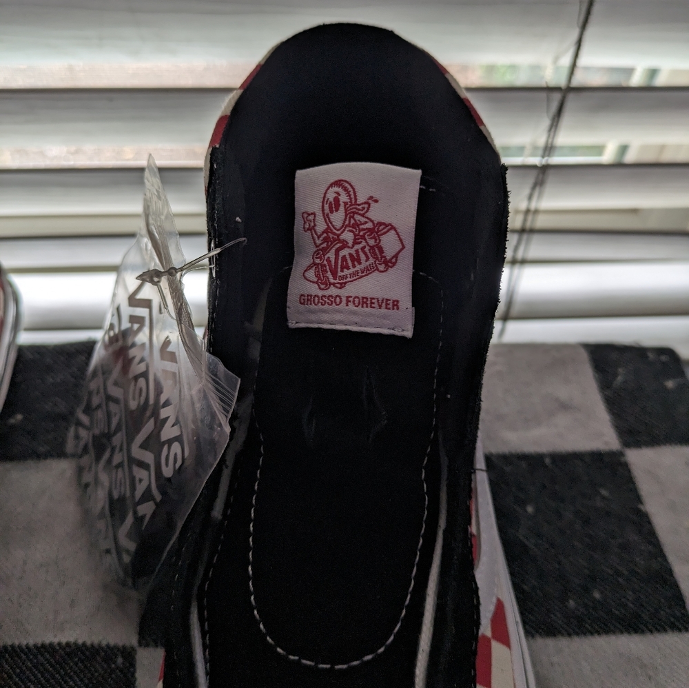 Vans Sk8 Hi Reissue Women 8 Red Black Jeff Grosso '84 VNOA5KYR428 072024 - Picture 7 of 9